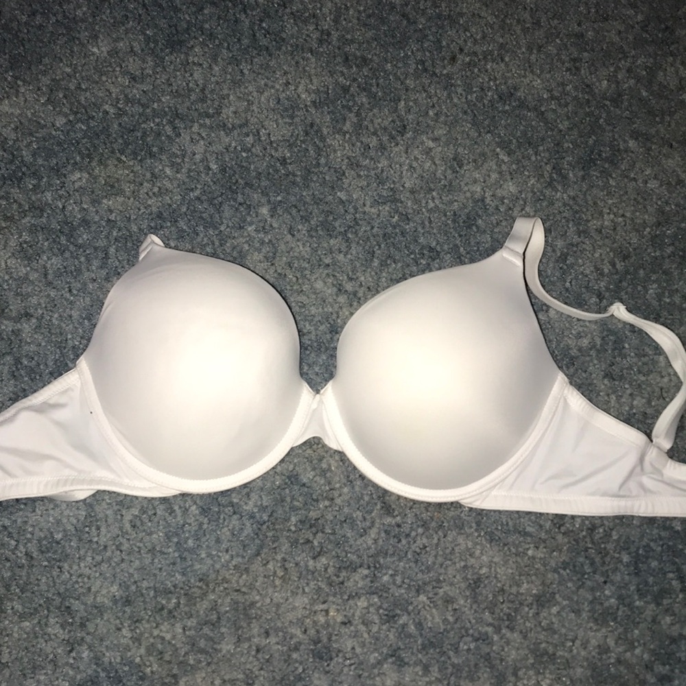 PINK White Push up bra